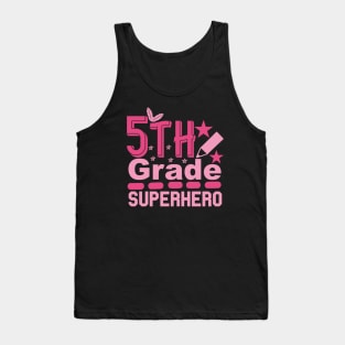 Fifth Grade Superhero Tank Top